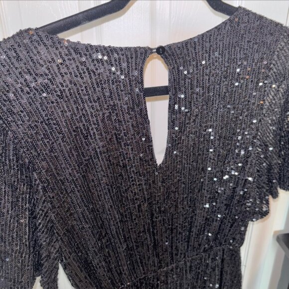 Altar’d State, Black Sequin Dress Size M - Picture 4 of 7